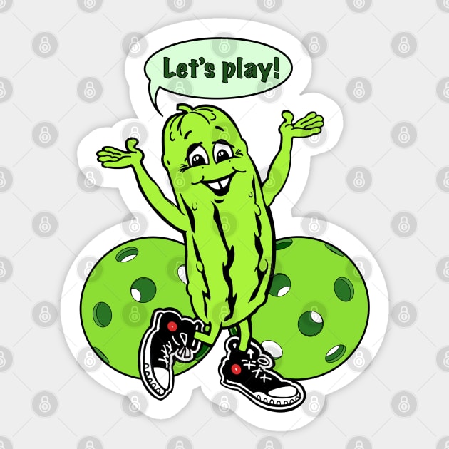 Let’s Play! Sticker by T Santora